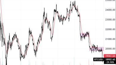 تنخفض سعر BTC