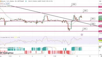توقع سعر البيتكوين مع صدور بيانات