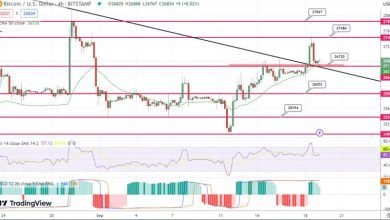 توقعات سعر البيتكوين ارتفاع بنسبة 4٪