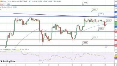 توقعات سعر البيتكوين يحوم حول 43,125 دولارًا