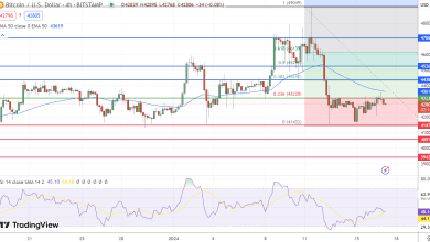 توقعات سعر البيتكوين تقترب من 43000 دولار