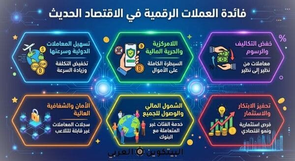 فائدة العملات الرقمية