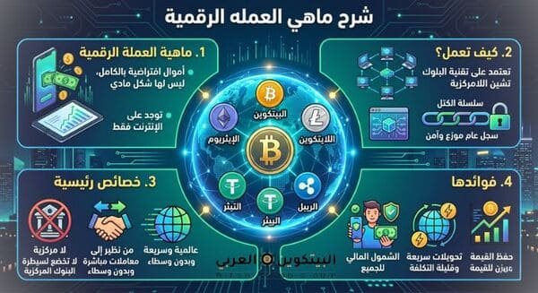 ماهي العملات المشفرة